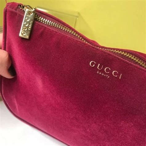 gucci pink handbag|gucci makeup bag pink velvet.